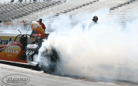 dragster burn out